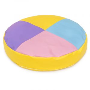 Almofadão Gigante Circular 4 Cores - NOVEDUC Equipamento Laboratório e Formação Profissional