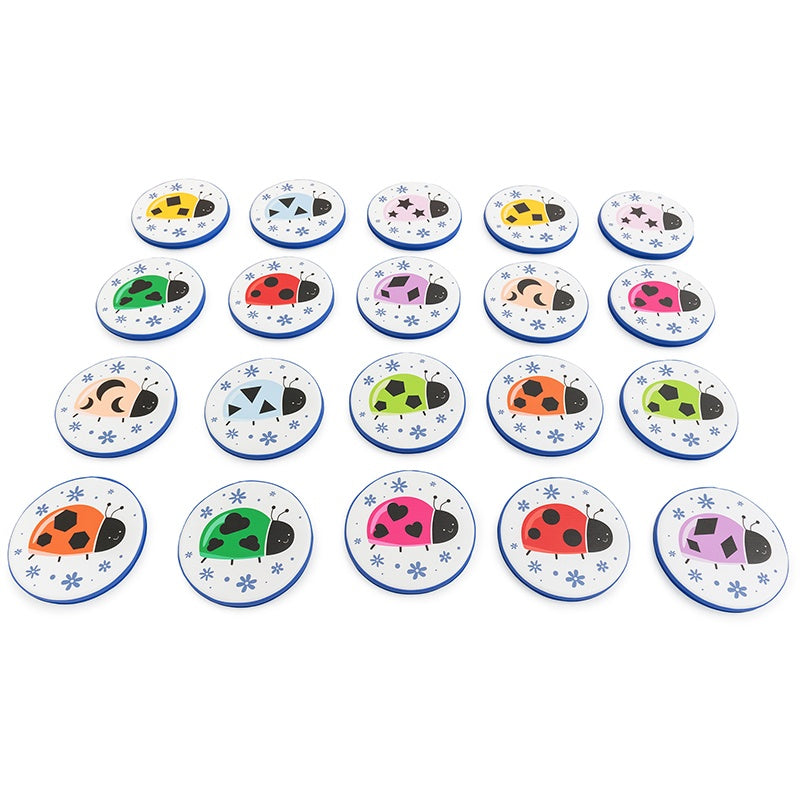 Jogo Joaninhas Coloridas - 20 peças - NOVEDUC Equipamento Laboratório e Formação Profissional