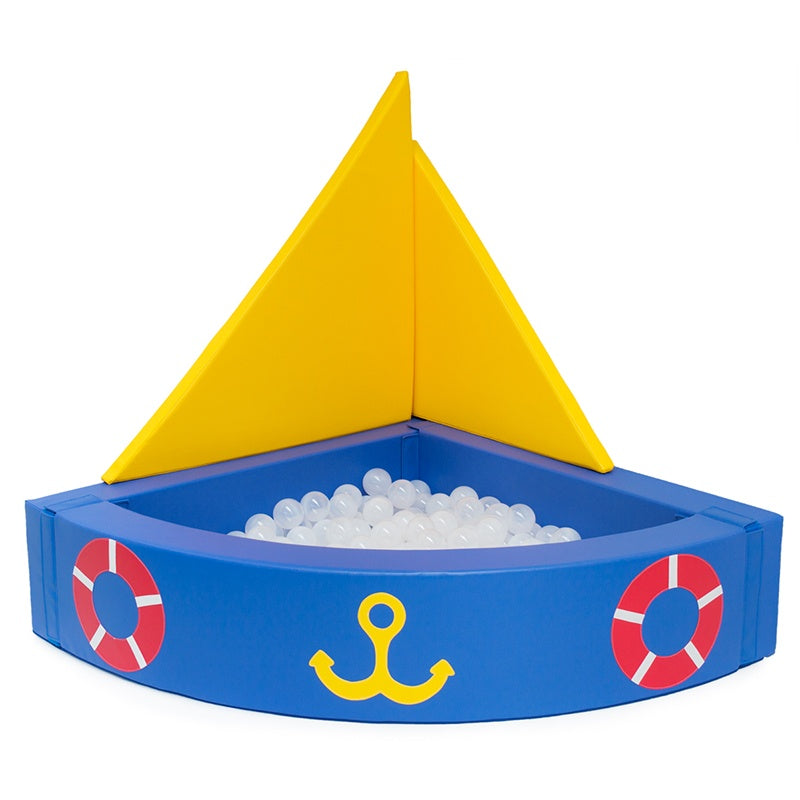 Piscina de Bolas de Canto - Barco À Vela - NOVEDUC Equipamento Laboratório e Formação Profissional