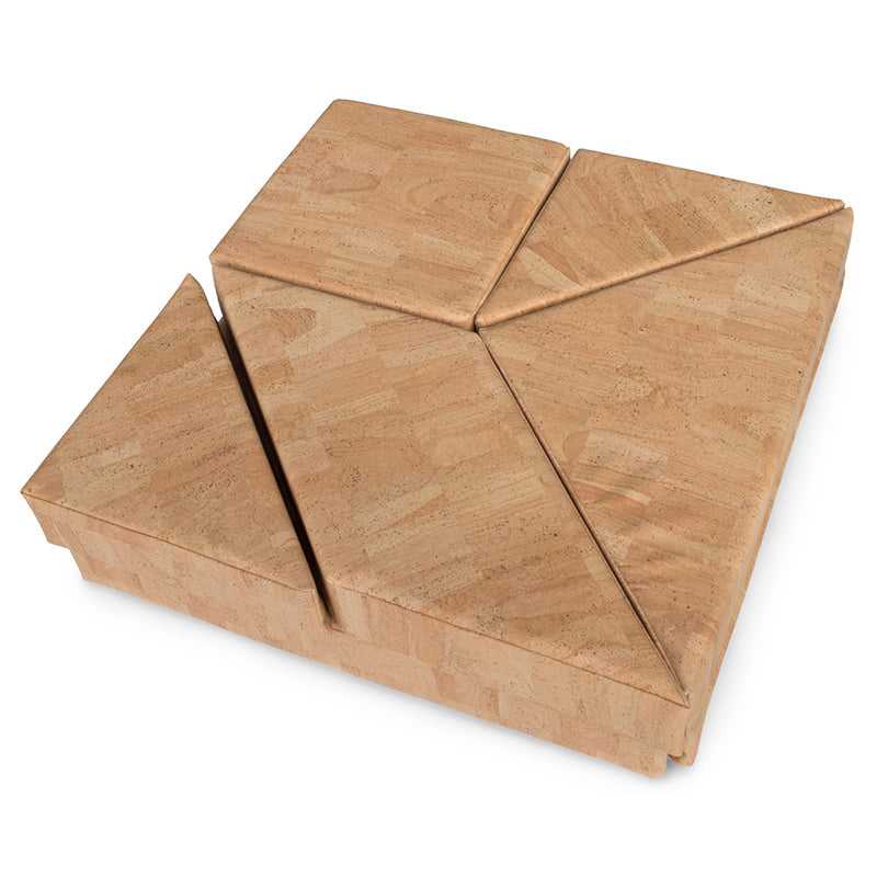 Tangram em Tecido de Cortiça Natural - NOVEDUC Equipamento Laboratório e Formação Profissional