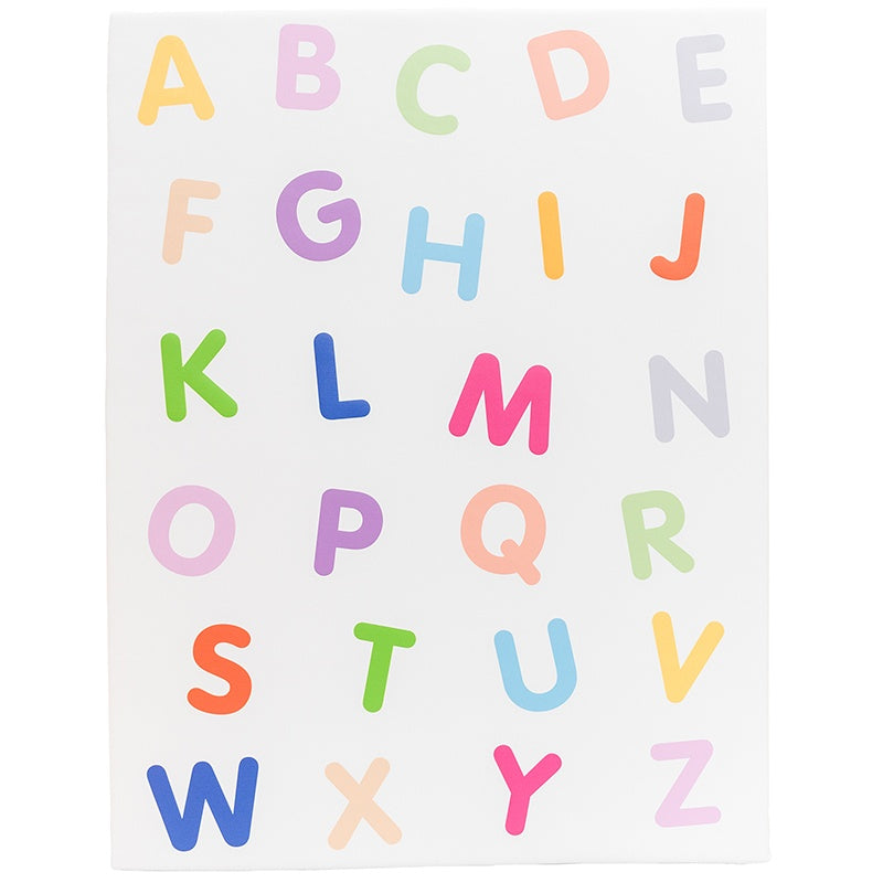 Tapete Letras Coloridas - NOVEDUC Equipamento Laboratório e Formação Profissional