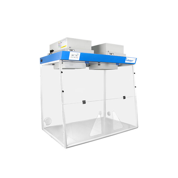 Hotte Cabine Segurança Labopur 1200mm - Duas Mãos, 2 Filtro - NOVEDUC Equipamento Laboratório e Formação Profissional