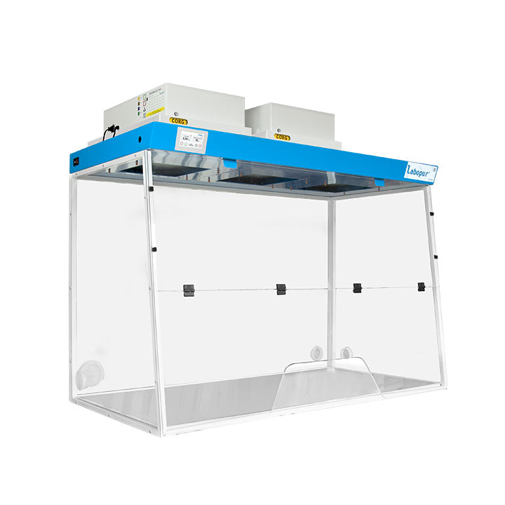 Hotte Cabine Segurança Labopur 1500mm - Trapézio, 2 Filtros - NOVEDUC Equipamento Laboratório e Formação Profissional