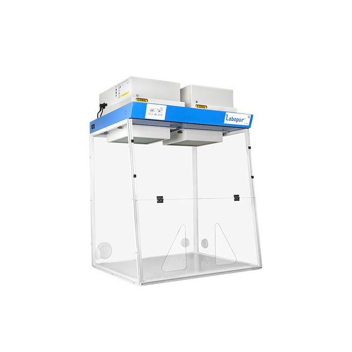 Hotte Cabine Segurança Labopur 900mm - Duas Mãos, 2 Filtros - NOVEDUC Equipamento Laboratório e Formação Profissional