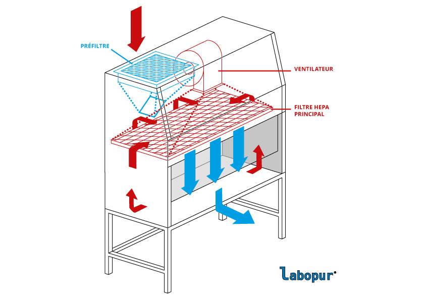 Hotte Cabine Segurança Laminar 1200mm - NOVEDUC Equipamento Laboratório e Formação Profissional