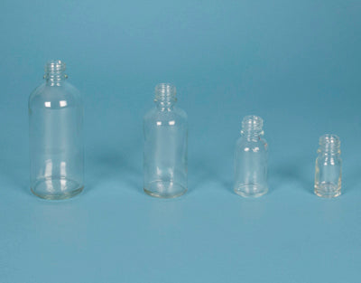 Frasco conta gotas transparente boca estreita DIN18 - NOVEDUC Equipamento Laboratório e Formação Profissional