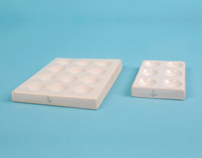 Placa de porcelana - NOVEDUC Equipamento Laboratório e Formação Profissional
