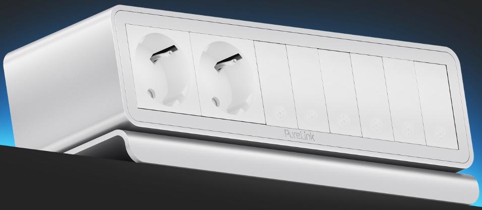CAIXA MEDIAHUB 2, 10 SLOT, 2 SCHUKO, 6 SLOTS GRÁTIS COR: BRANCO - NOVEDUC Equipamento Laboratório e Formação Profissional
