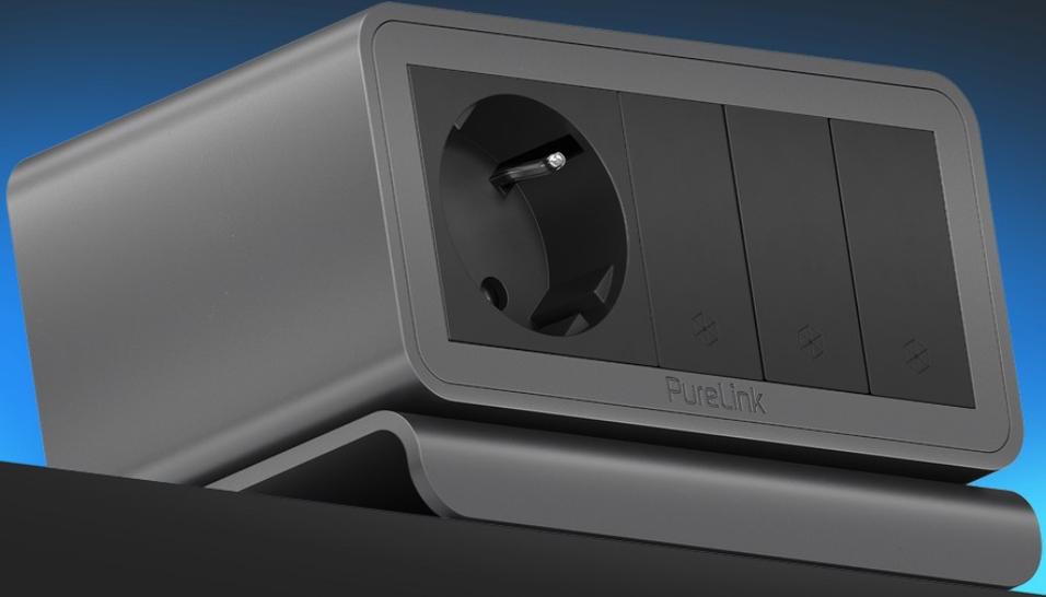 CAIXA MEDIAHUB 2, 5 SLOT, 1 SCHUKO - NOVEDUC Equipamento Laboratório e Formação Profissional