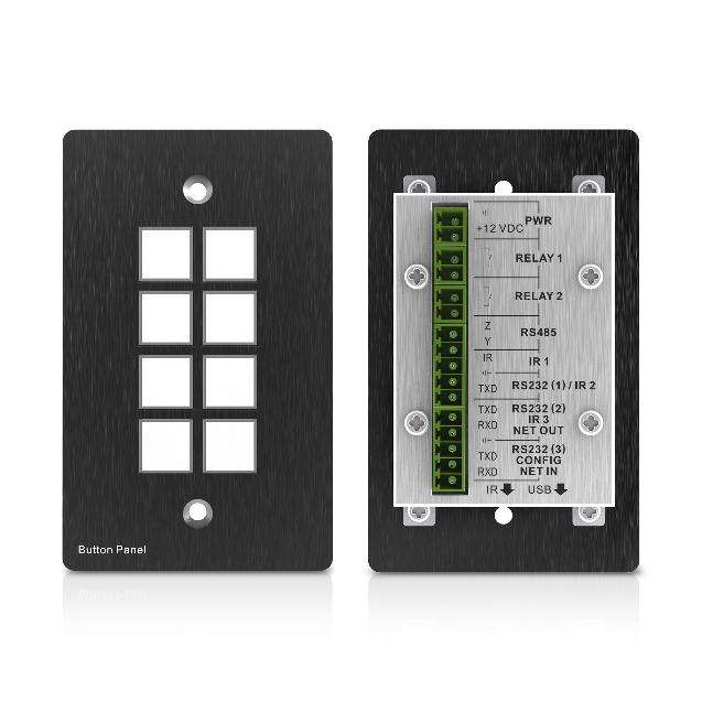 PAINEL DE CONTROLO 8 BOTÕES RS485, IR, RS232 - NOVEDUC Equipamento Laboratório e Formação Profissional