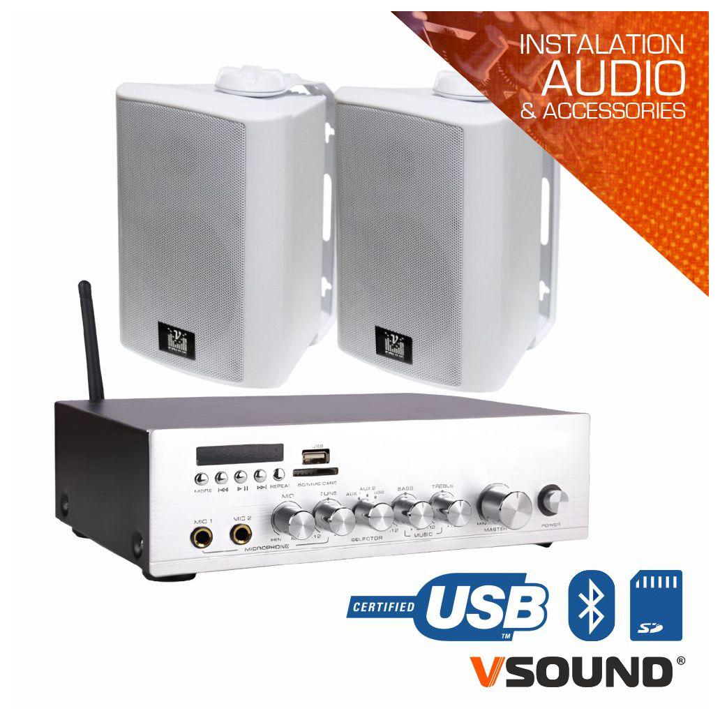 Sistema de Som Amplificado 40W - NOVEDUC Equipamento Laboratório e Formação Profissional