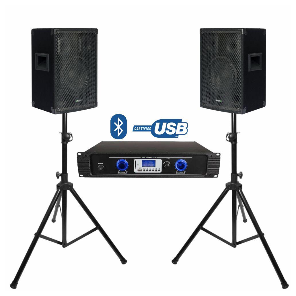 Sistema de Som Amplificado 600W - NOVEDUC Equipamento Laboratório e Formação Profissional