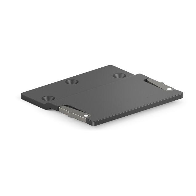 SUPORTE CAIXA MEDIAHUB2, SOB MESA PRETA - NOVEDUC Equipamento Laboratório e Formação Profissional