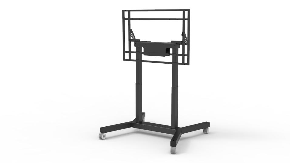 SUPORTE DE MONITOR INTERATIVO DE MESA MOTORIZADA CAPACIDADE DE CARGA DE 100 KG E COMPATÍVEL COM VESA 400x400 ATÉ 800x800 - NOVEDUC Equipamento Laboratório e Formação Profissional