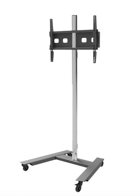SUPORTE PARA MONITOR DE PISO MÓVEL TR5E MODELO-E 42"-65" VESA 600x400 50 KG M - NOVEDUC Equipamento Laboratório e Formação Profissional