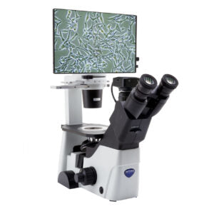 Microscópio digital de contraste de fase invertida IM-300, 400x, IOS LWD PLAN - NOVEDUC Equipamento Laboratório e Formação Profissional