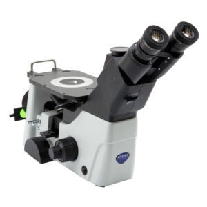 Microscópio metalúrgico de campo claro invertido IM-300, 500x IOS LWD PLAN MET, iluminação LED - NOVEDUC Equipamento Laboratório e Formação Profissional