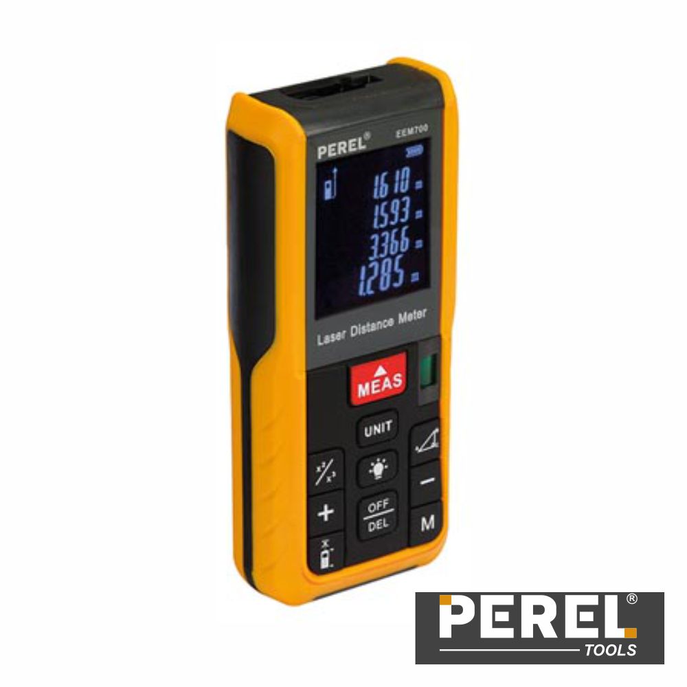Medidor De Distâncias Digital  Laser 60M Perel - NOVEDUC Equipamento Laboratório e Formação Profissional