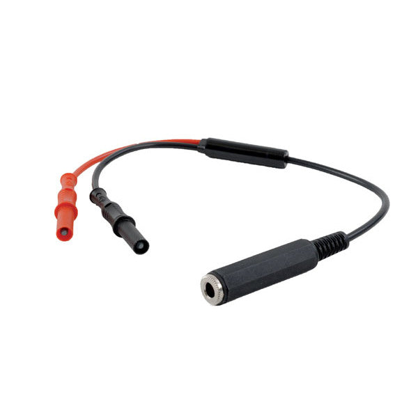 Adaptador de 6,35mm da Pierron para conectar instrumentos musicais e equipamentos de áudio profissionais.