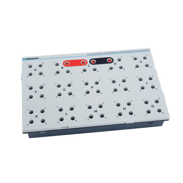 Base Porta-Componentes Com Terminais De Alimentação