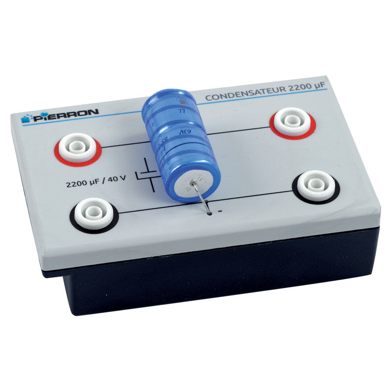 Capacitor De Filtro De 2.200 Μf - NOVEDUC Equipamento Laboratório e Formação Profissional