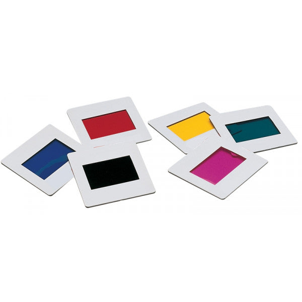 Conjunto 6 Filtros De Cores Primárias E Secundárias - NOVEDUC Equipamento Laboratório e Formação Profissional