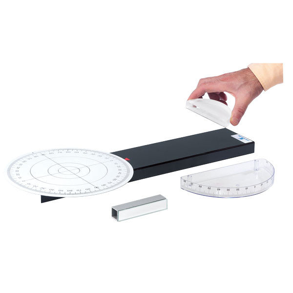Conjunto Reflexão-Refração - NOVEDUC Equipamento Laboratório e Formação Profissional