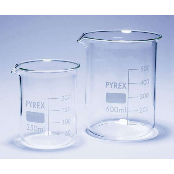 Copo de Vidro Pyrex em Formato Baixo - NOVEDUC Equipamento Laboratório e Formação Profissional