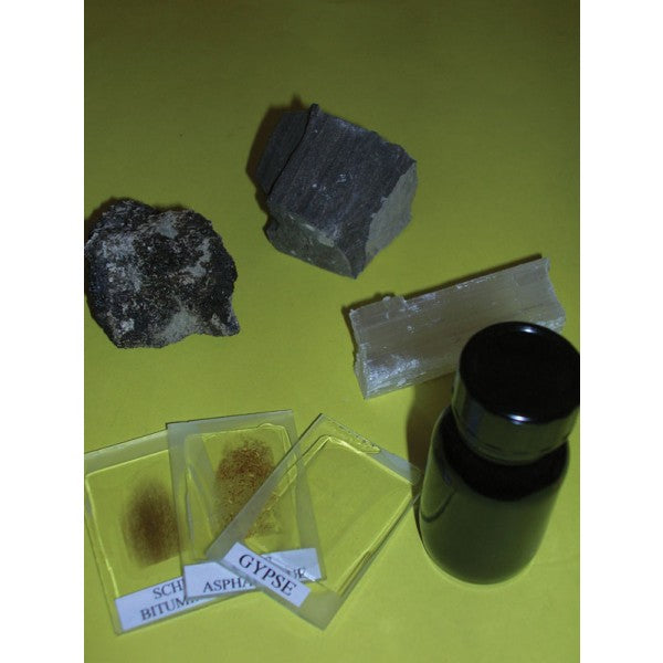 Kit Petróleo E Rochas Associadas - NOVEDUC Equipamento Laboratório e Formação Profissional