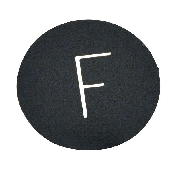 Letra F Ø 40Mm - NOVEDUC Equipamento Laboratório e Formação Profissional