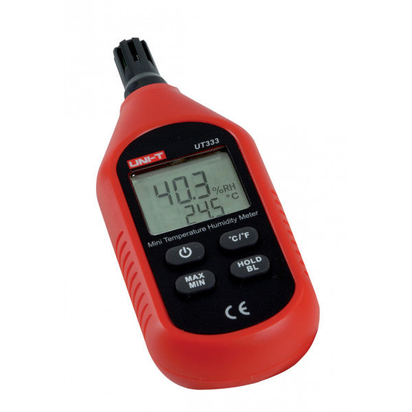 Mini Termohigrómetro Econômico - NOVEDUC Equipamento Laboratório e Formação Profissional