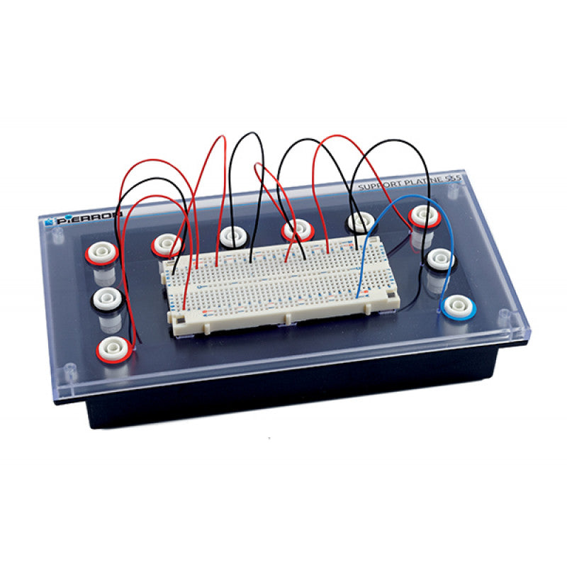 Placa De Teste Pro 555 Em Suporte - NOVEDUC Equipamento Laboratório e Formação Profissional