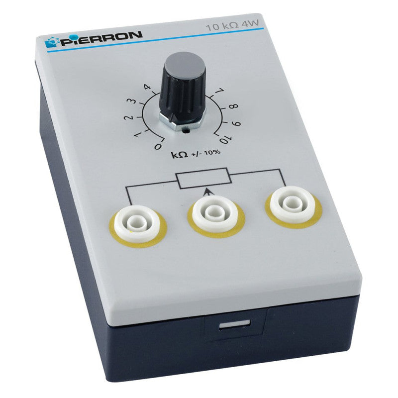 Potenciómetro 10 Ohm Em Base - NOVEDUC Equipamento Laboratório e Formação Profissional