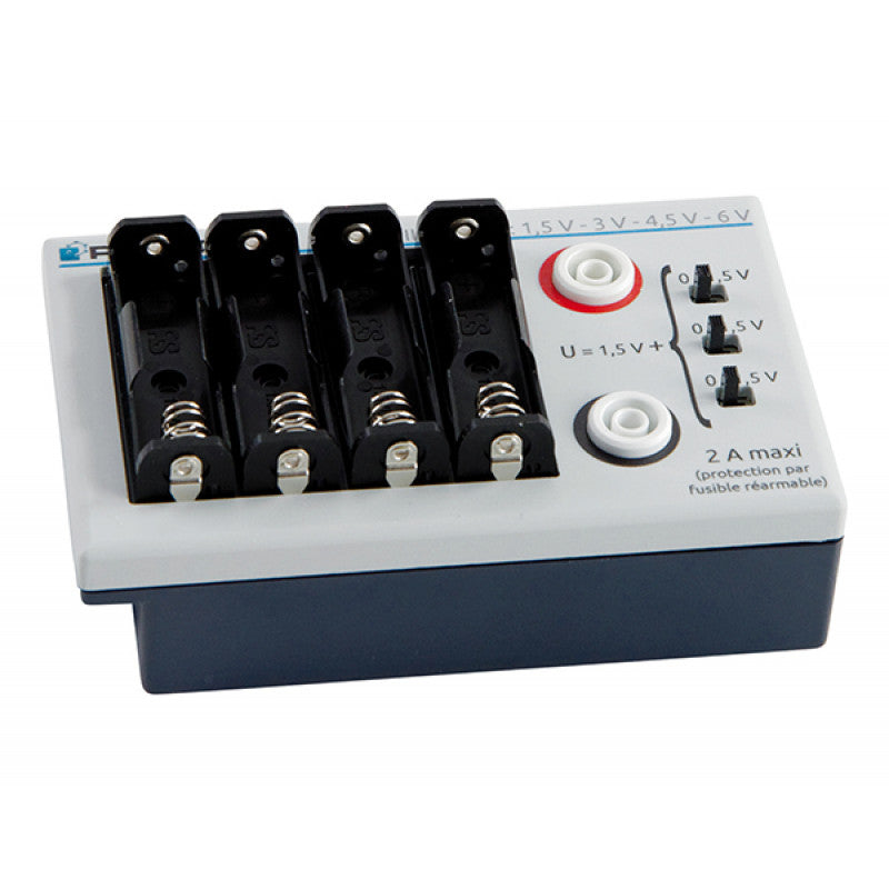 Suporte Para 4 Bateria 1,5 V - NOVEDUC Equipamento Laboratório e Formação Profissional