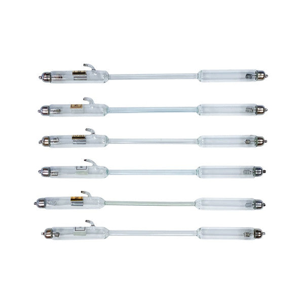 Tubo Espectral De Hélio - Material: Vidro - Dimensões Capilares: Ø 6,5 Mm - Comprimento: 100 Mm - Dimensões Totais: Ø 14 Mm - Comprimento: 265 Mm - Peso: 25 G