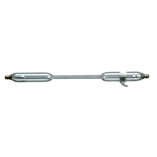 Tubo Espectral De Hélio - Material: Vidro - Dimensões Capilares: Ø 6,5 Mm - Comprimento: 100 Mm - Dimensões Totais: Ø 14 Mm - Comprimento: 265 Mm - Peso: 25 G