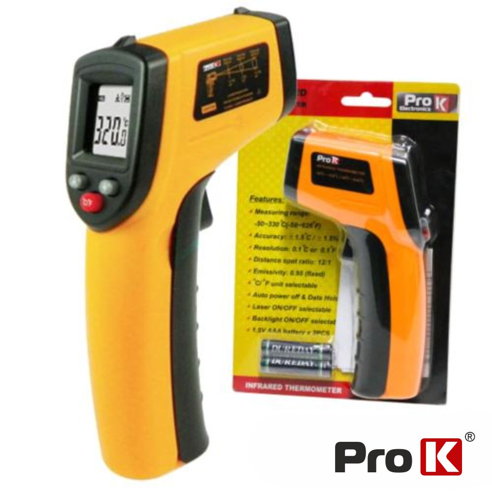 Termómetro Ir Digital  Laser Prok