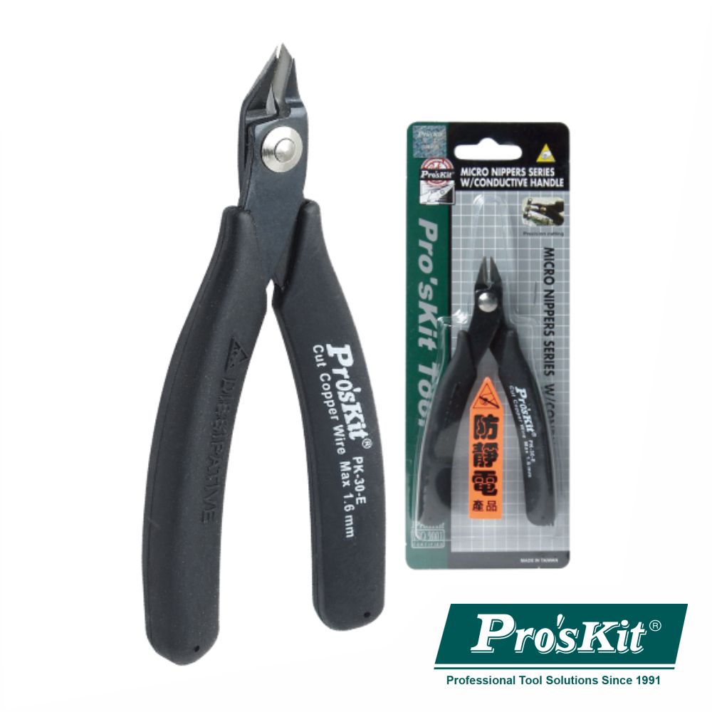 Alicate De Corte Micro C/ Punho Condutor 125Mm Proskit - NOVEDUC Equipamento Laboratório e Formação Profissional