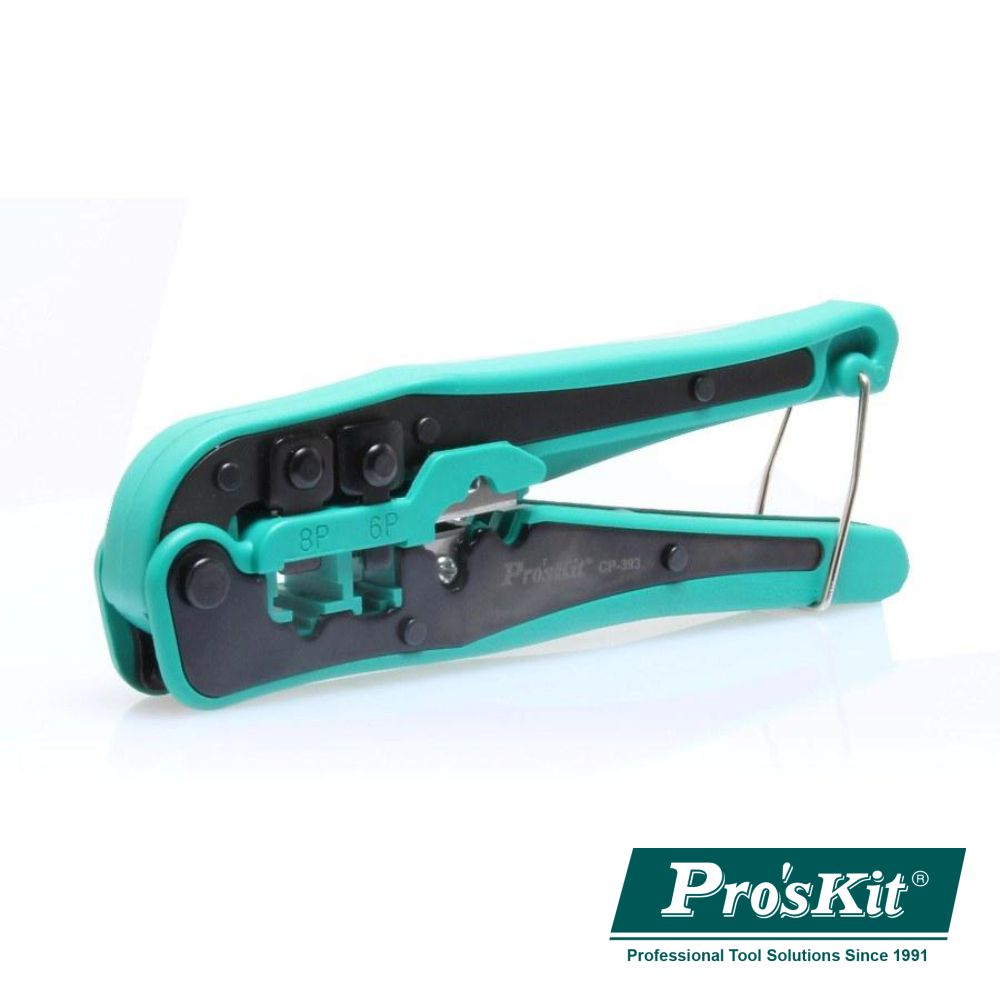Alicate De Cravar 4P4C/6P4C/8P8C/Rj10/Rj11/Rj12/Rj45 Proskit - NOVEDUC Equipamento Laboratório e Formação Profissional