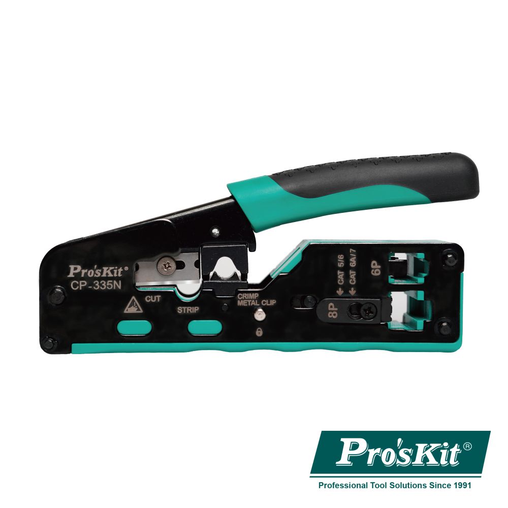 Alicate De Cravar Rj45/Rj11/Rj12 Proskit - NOVEDUC Equipamento Laboratório e Formação Profissional