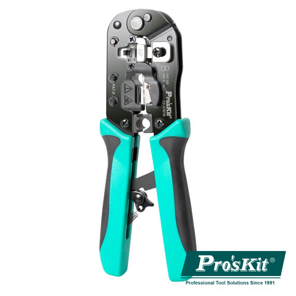 Alicate De Cravar Rj45/Rj11/Rj12/Rj22 Proskit - NOVEDUC Equipamento Laboratório e Formação Profissional