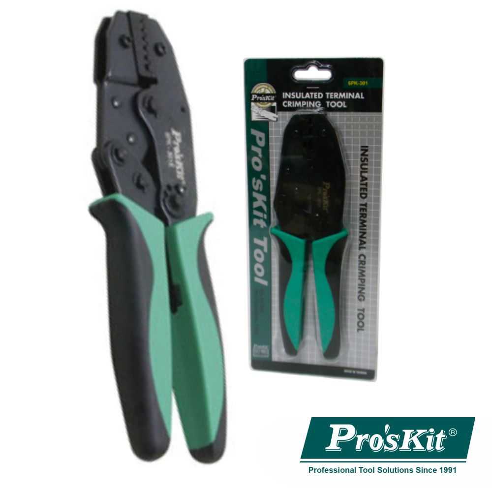 Alicate De Cravar Terminais 220Mm Proskit - NOVEDUC Equipamento Laboratório e Formação Profissional