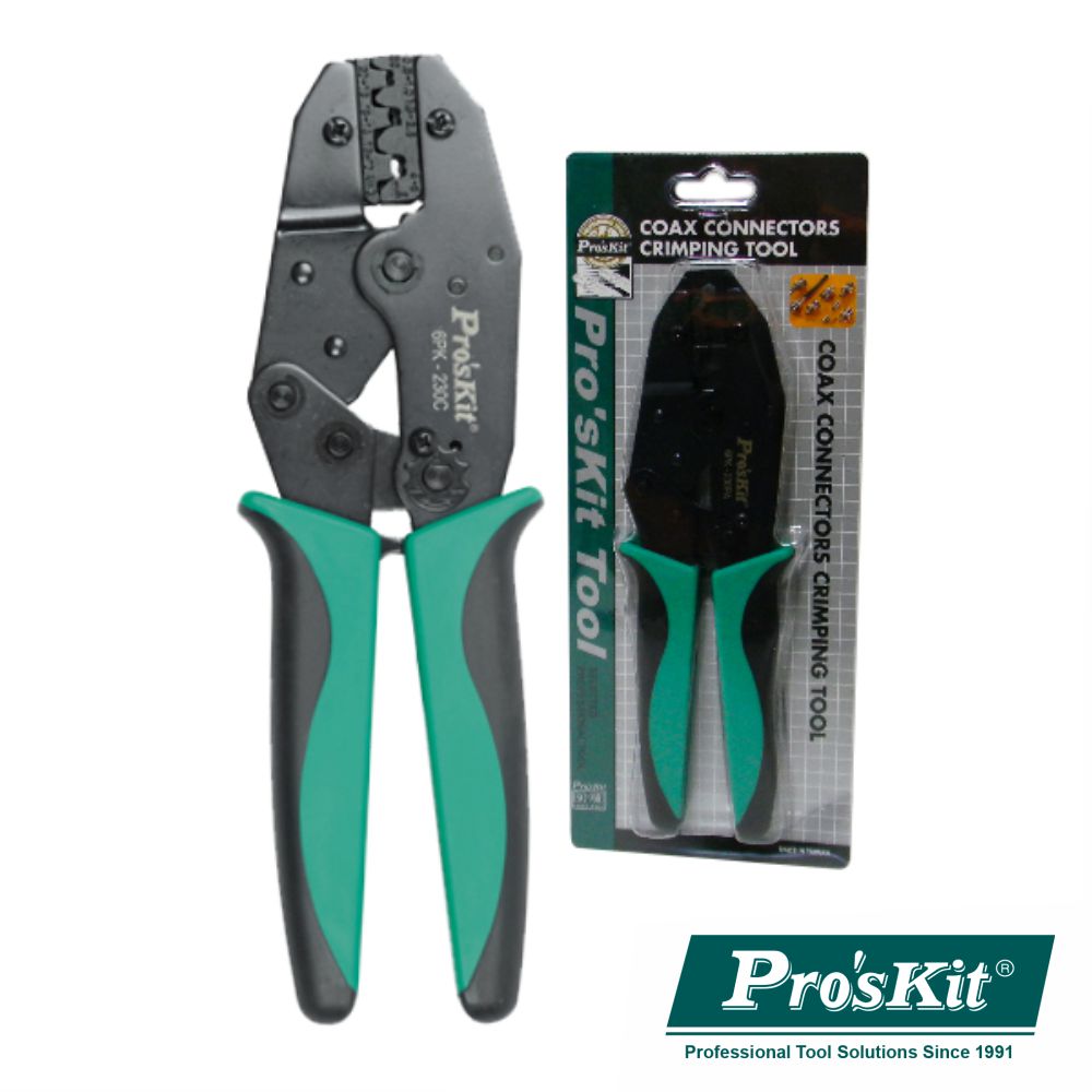 Alicate De Cravar Terminais Não Isolados 220Mm Proskit - NOVEDUC Equipamento Laboratório e Formação Profissional