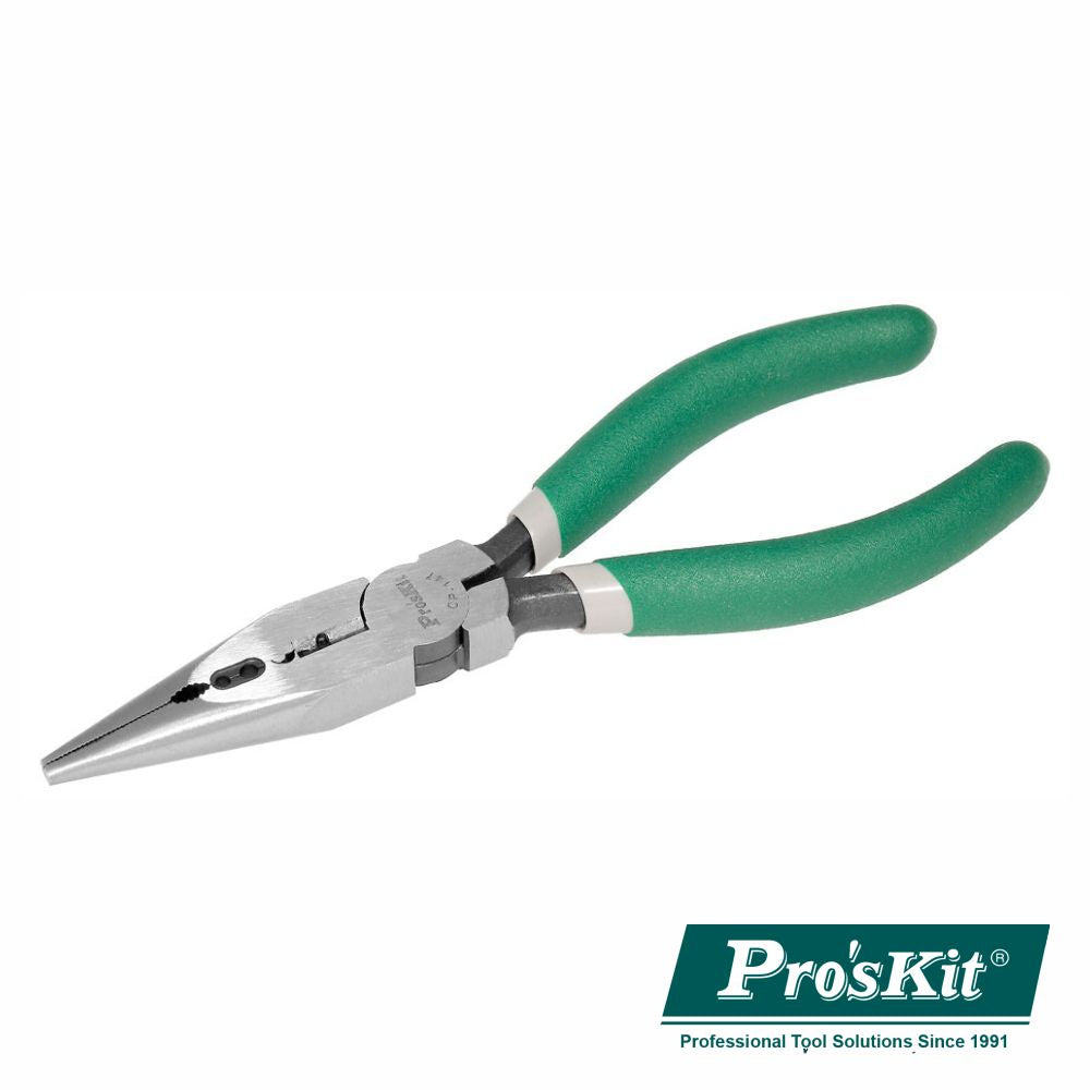 Alicate De Pontas 163Mm P/ Eletricista Proskit - NOVEDUC Equipamento Laboratório e Formação Profissional