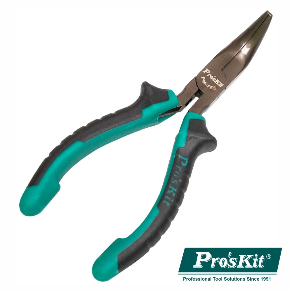 Alicate De Pontas Curvas 128Mm Proskit - NOVEDUC Equipamento Laboratório e Formação Profissional