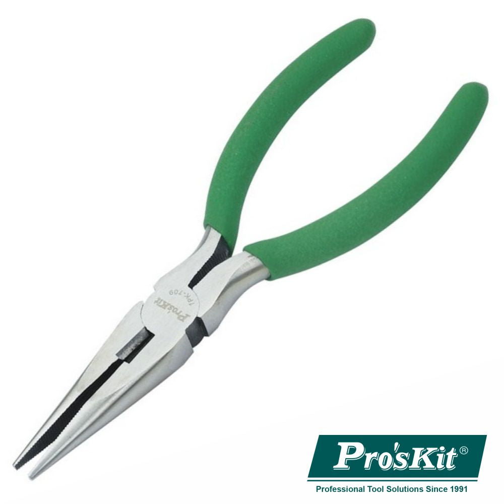 Alicate De Pontas Longas 160Mm Proskit - NOVEDUC Equipamento Laboratório e Formação Profissional