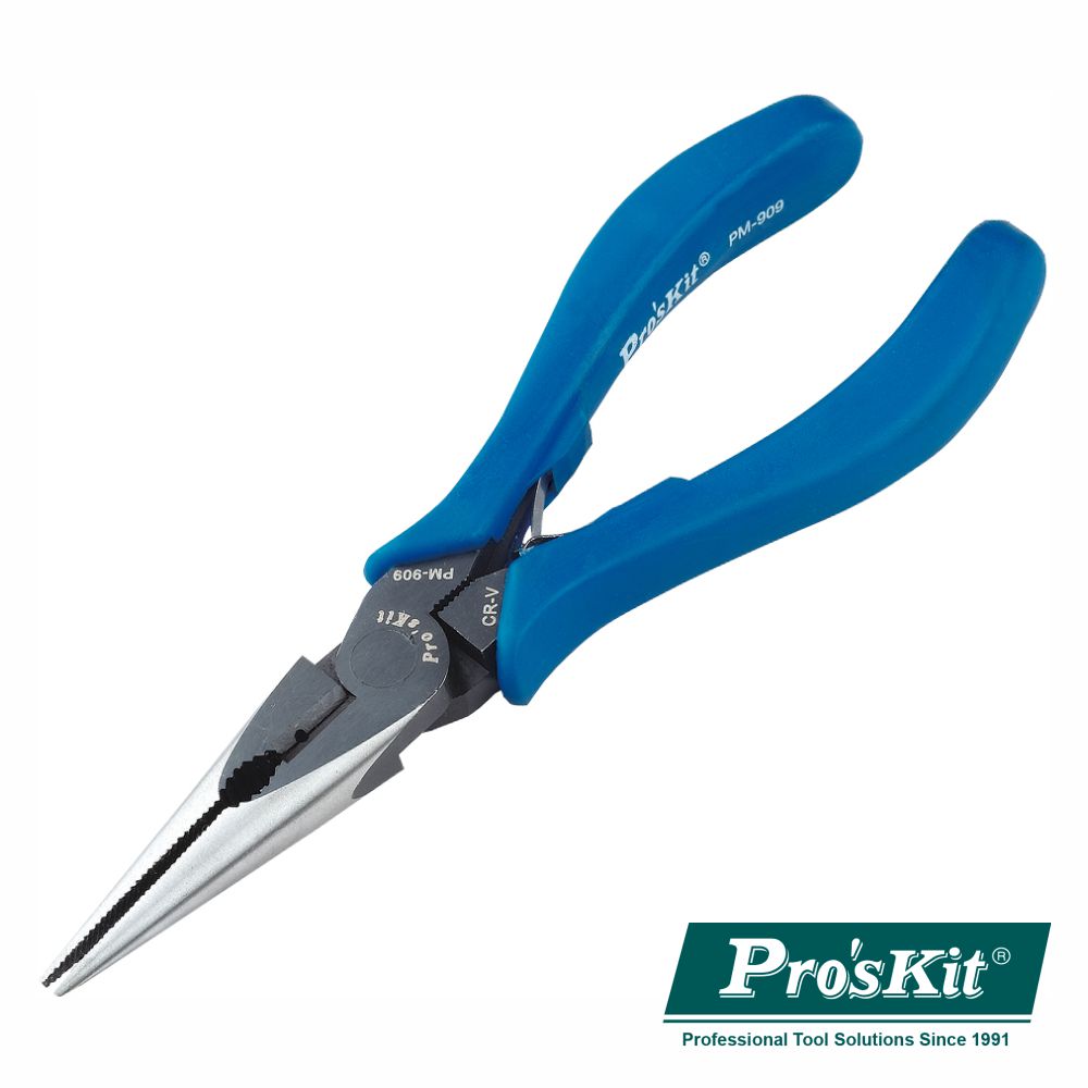 Alicate De Pontas Longas 170Mm Proskit - NOVEDUC Equipamento Laboratório e Formação Profissional