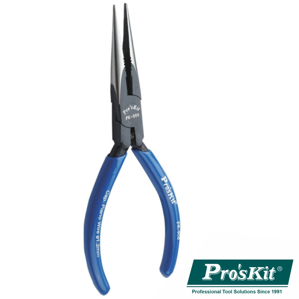 Alicate De Pontas Longas E Corte 140Mm Proskit - NOVEDUC Equipamento Laboratório e Formação Profissional