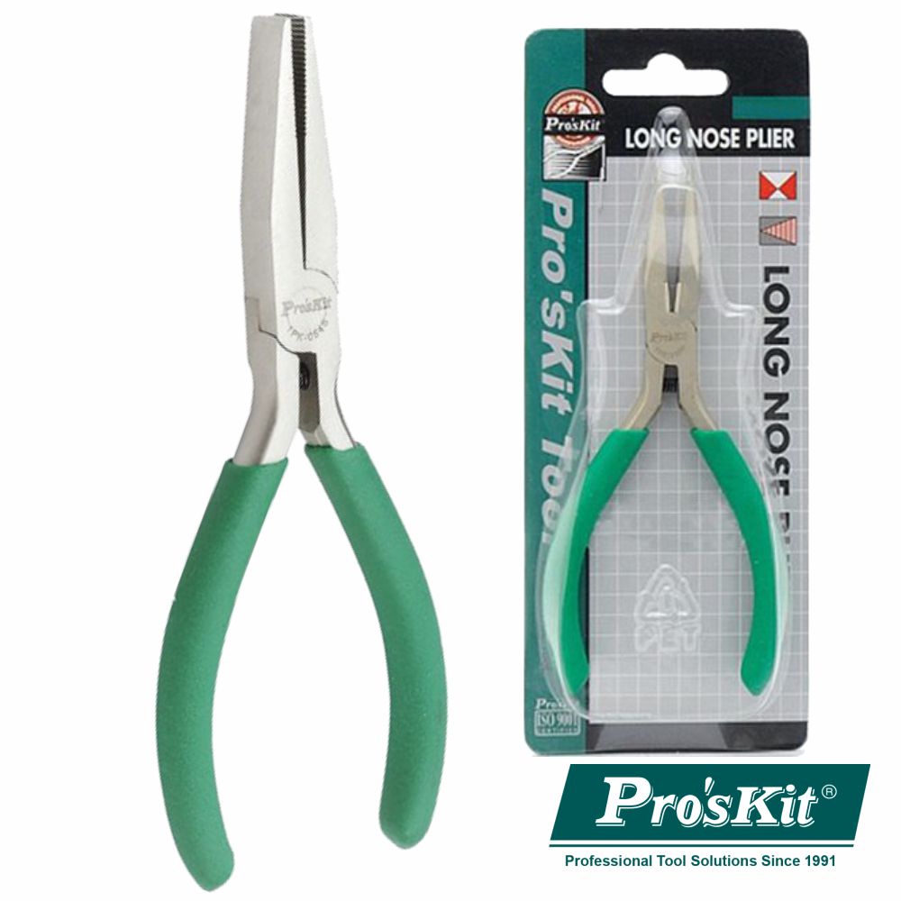 Alicate De Pontas Planas 135Mm Proskit - NOVEDUC Equipamento Laboratório e Formação Profissional