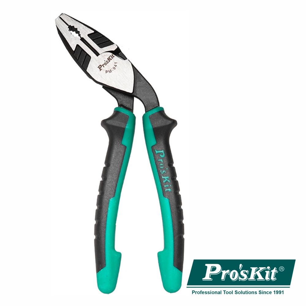 Alicate Universal Curvo C/ Ângulo 45º 188Mm Proskit - NOVEDUC Equipamento Laboratório e Formação Profissional